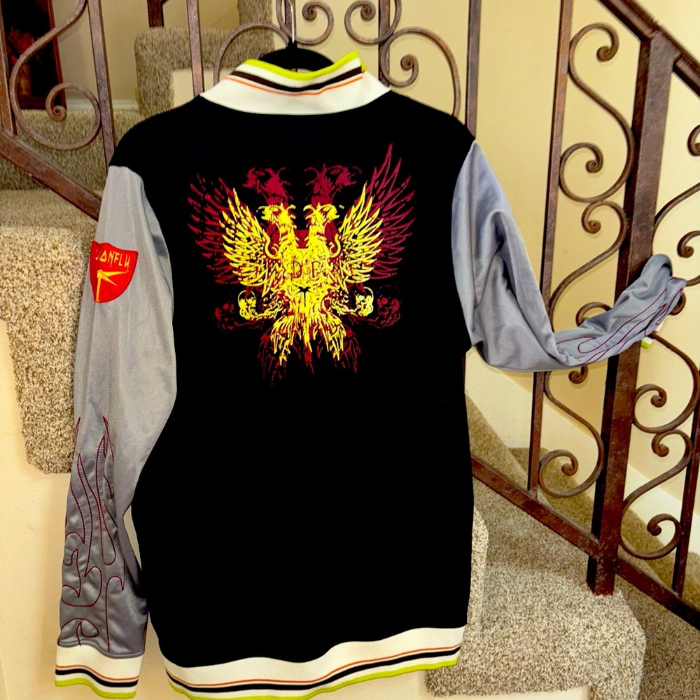 Vintage Y2K Dragonfly Clothing Hollywood Full Zip Jacket Men’s Size M/L